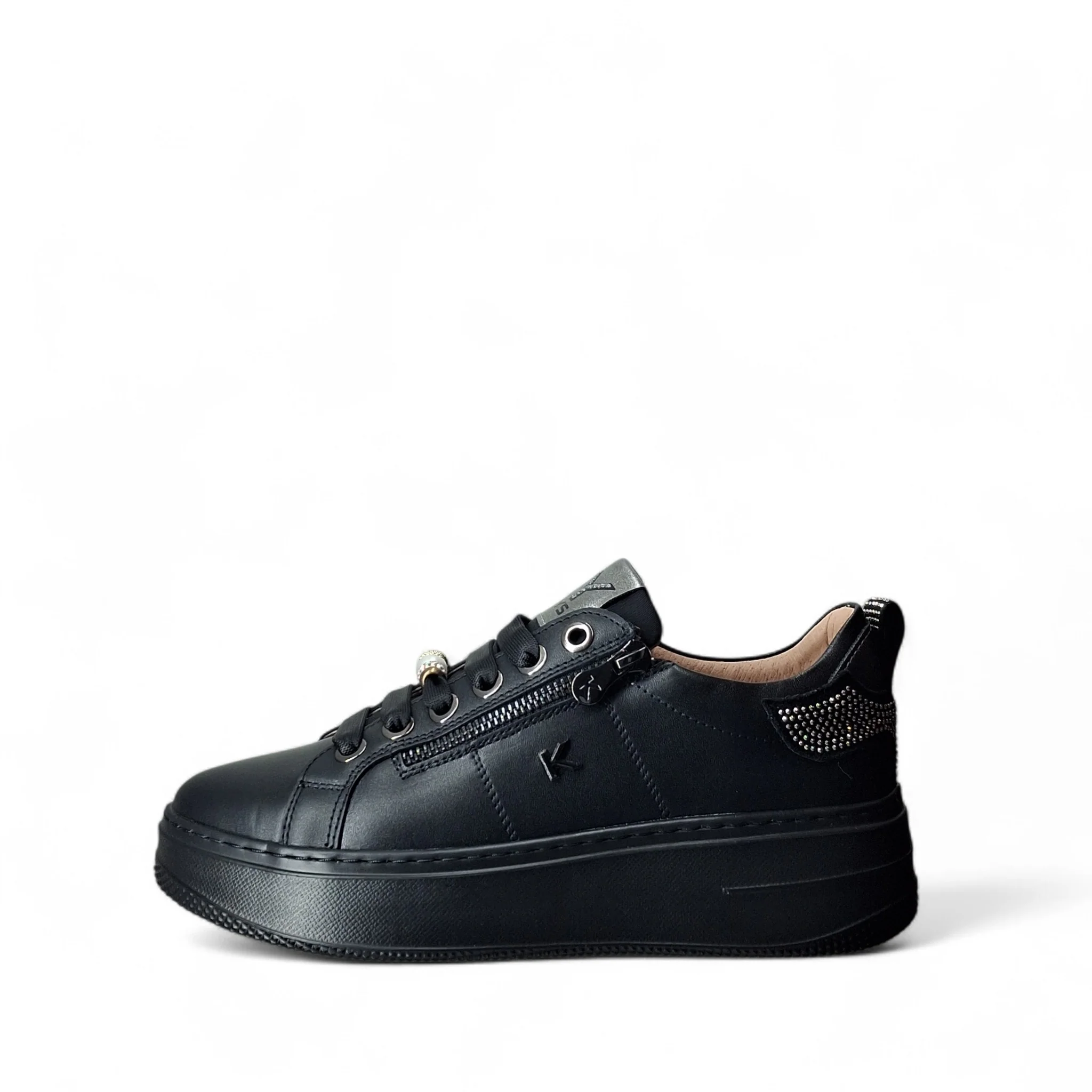 Keys Sneakers Basse da Donna – Nero - K-11212 BLACK