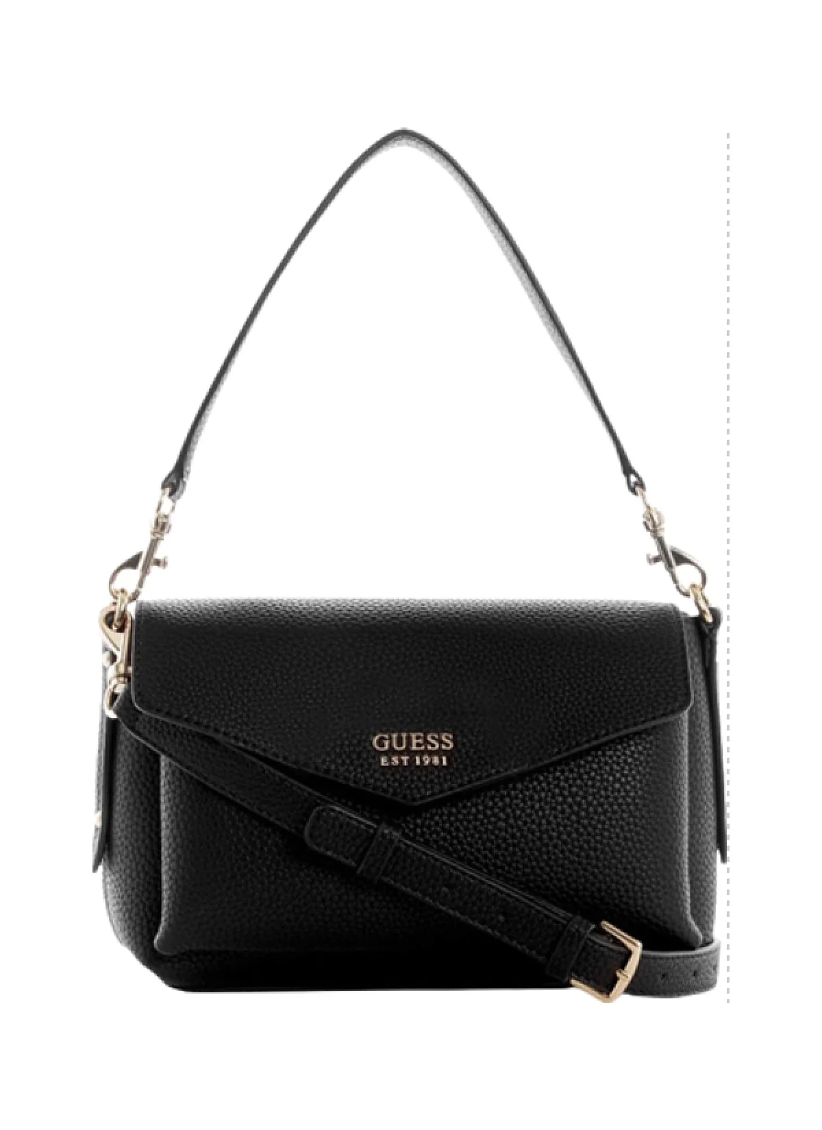 Guess Brenton Flp Shoulder Bag Shopping Strutturate da Donna – Nero - HWPG9648190 - immagine 2