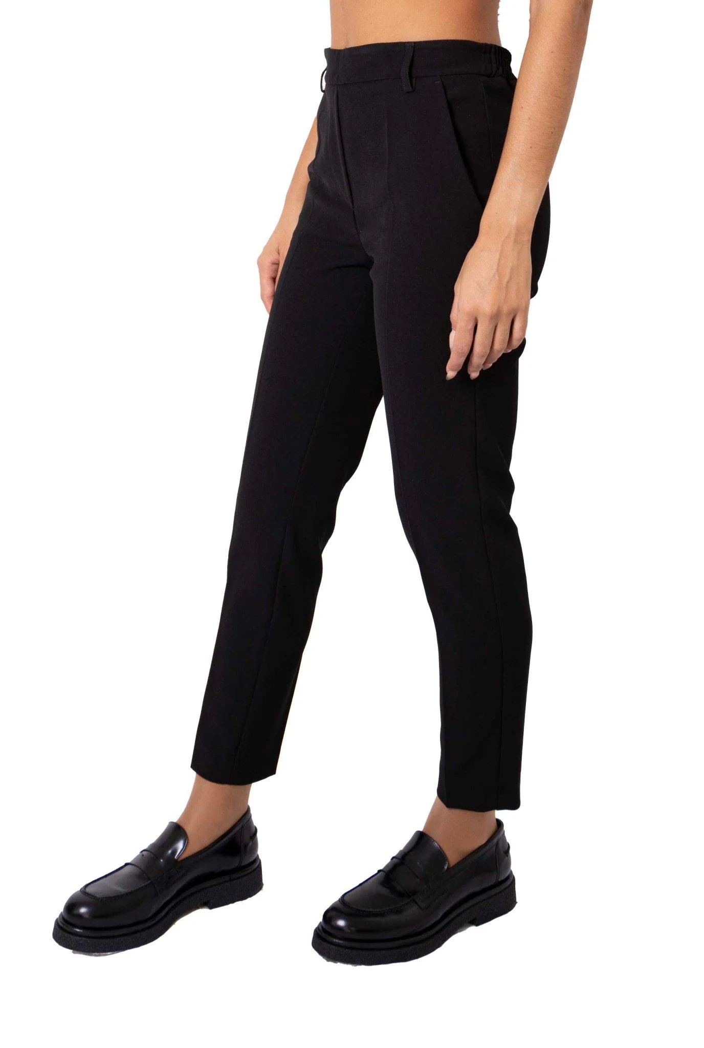 Pantaloni con elastico neri - immagine 5
